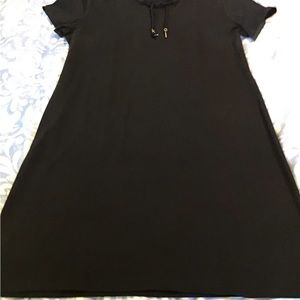 Calvin Klein black short sleeve knit dress, size XL